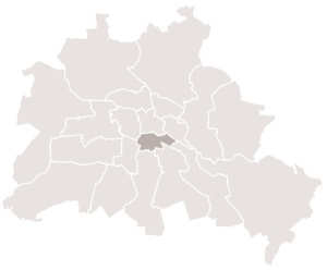 Karte Bezirk Kreuzberg