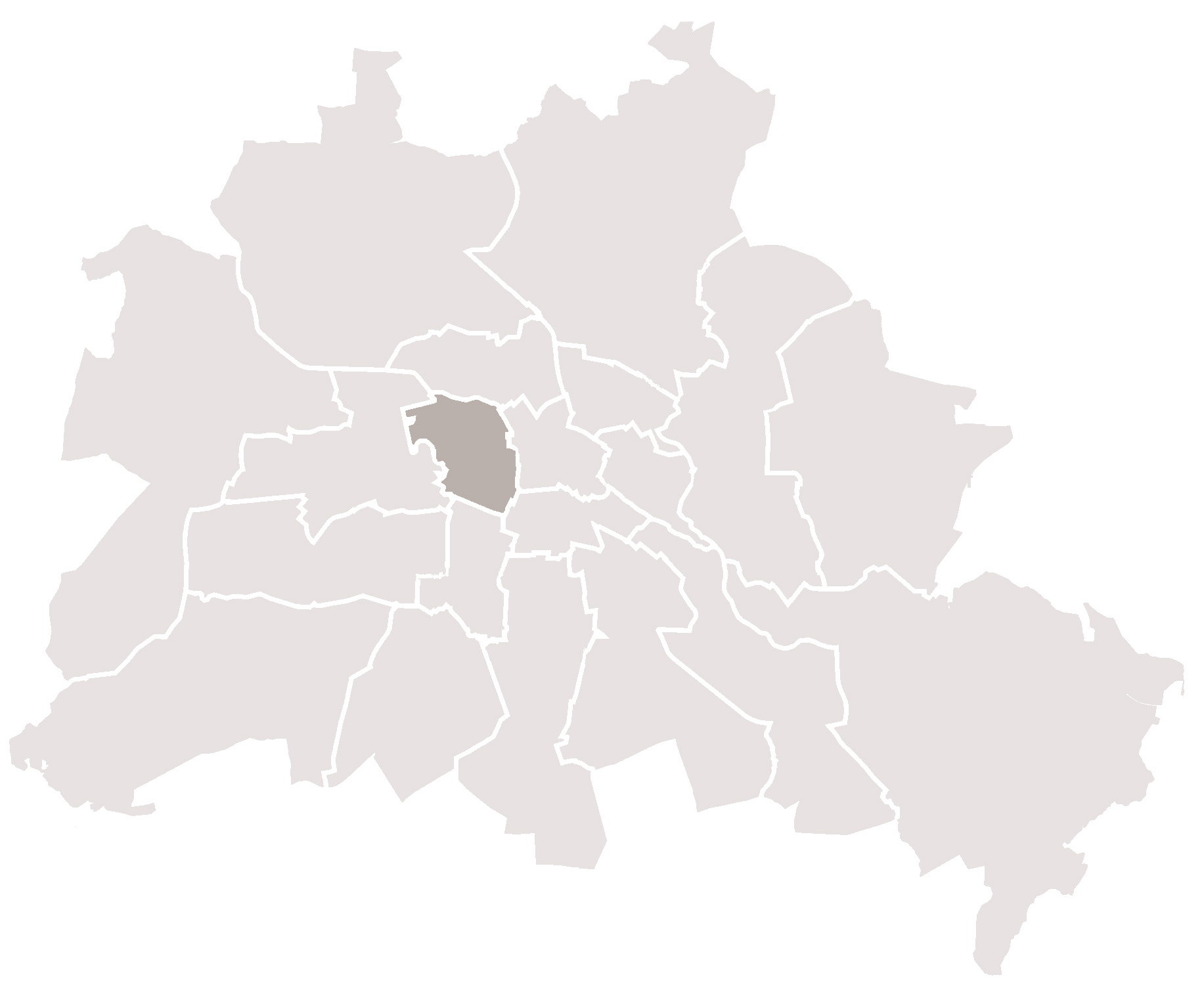 Berlin Tiergarten Karte